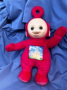 Vintage 2003 Playalong Teletubbies Po Red Plush doll untested toy red